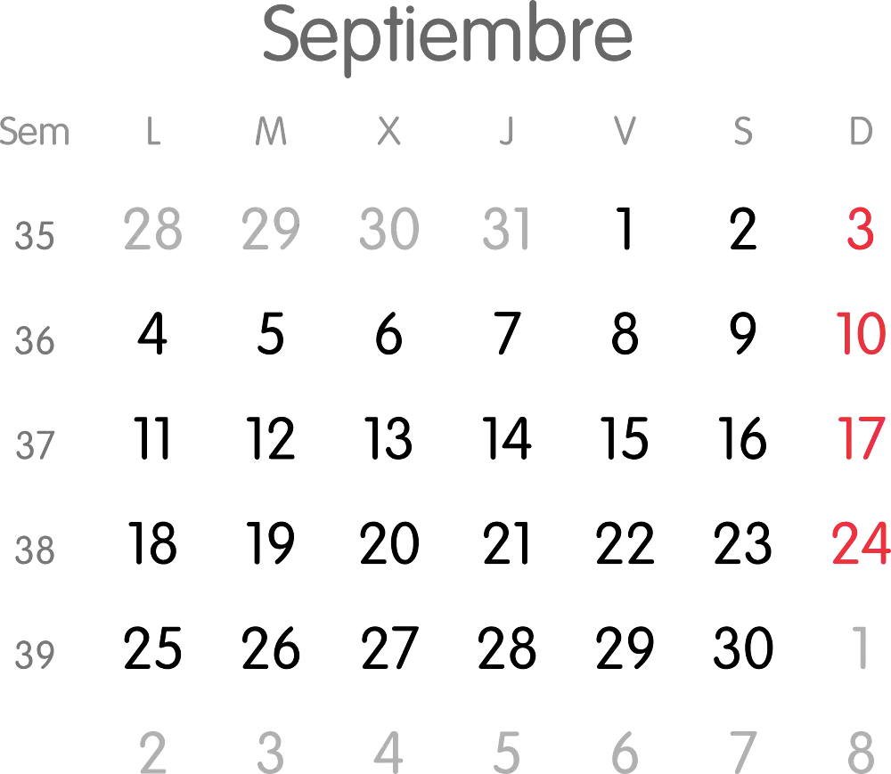 calendario 2023 septiembre