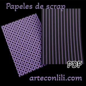 Papeles Básicos con los Colores de Miércoles Violeta | Gratis PDF Patrones