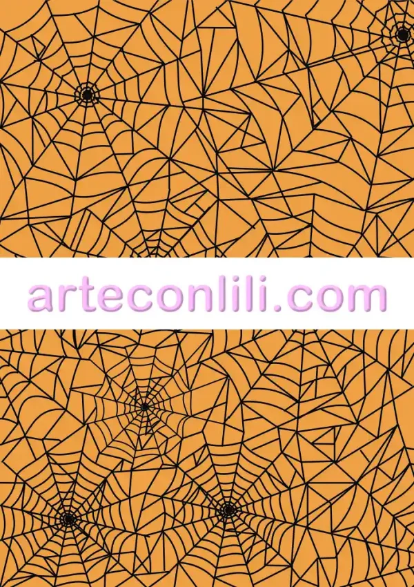 papel de scrapbook patron tela de araña